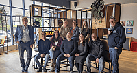 Gruppenbild im Funkhaus