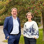 Martin Seehase und Anne Schluck in Breklum